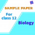 Chemistry sample paper for class 12