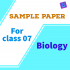 Chemistry sample paper for class 7