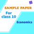 Economics Applications sample paper for class 10