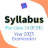 ISC Class 09 Syllabus of ALL Subjects Available In PDF Format 2023 – 24 Examination