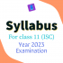 ISC Class 12 Syllabus of ALL Subjects Available In PDF Format 2023 – 24 Examination